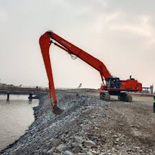 Tata Hitachi 1200 Long Boom Excavator on Rent
