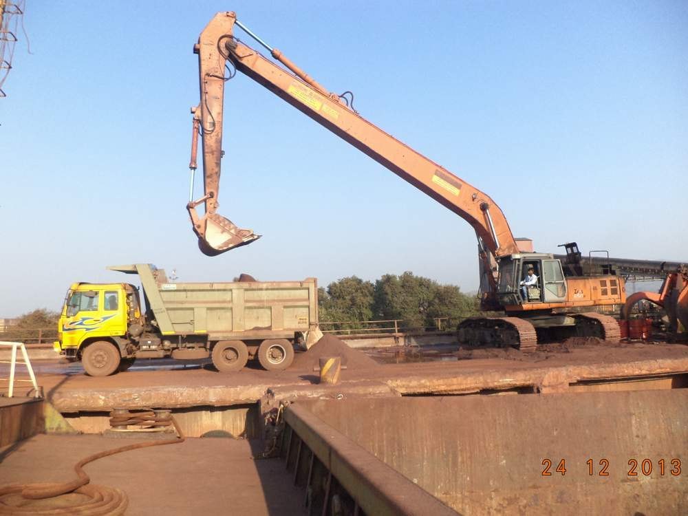 Tata Hitachi 650 Long Boom Excavator on Rent