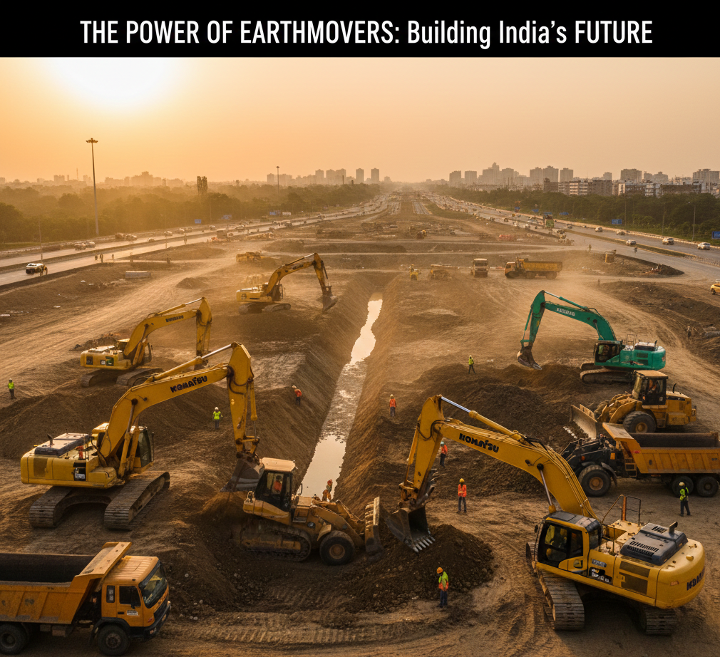 Earthmovers & Earthmoving Services in India | Professional Excavation & Land Development Solutions